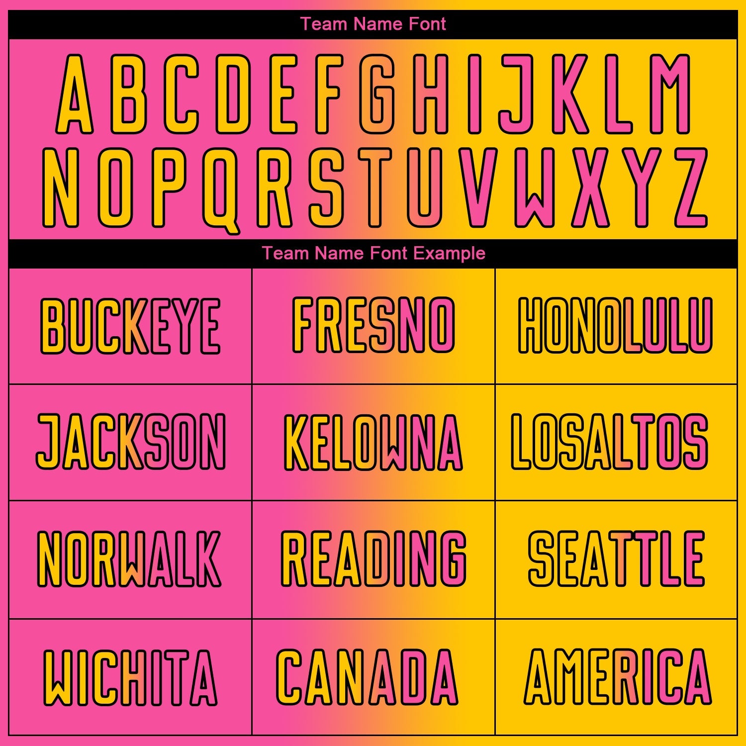 Custom Yellow Pink-Black Sublimation Gradient Fashion Soccer Uniform Jersey