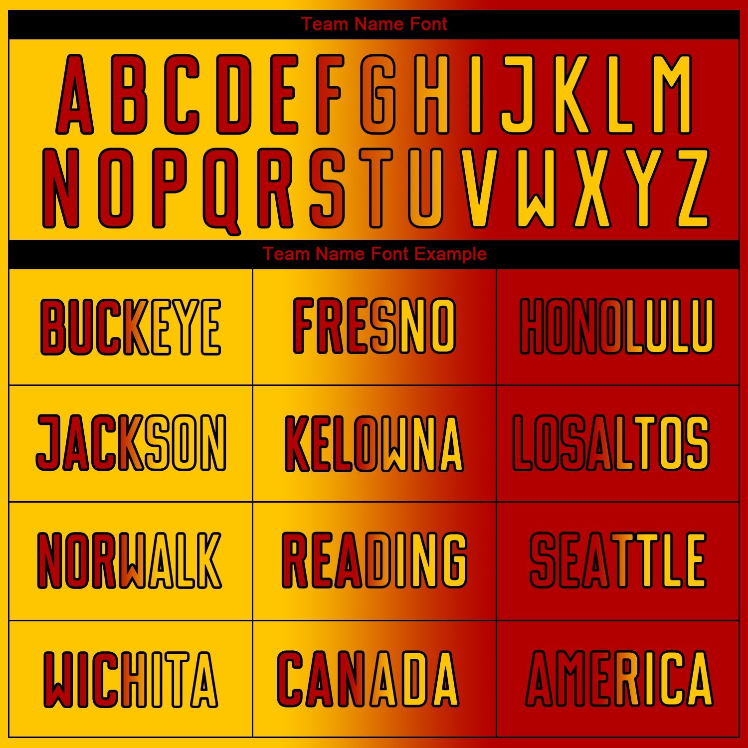 Custom Red Yellow-Black Sublimation Gradient Fashion Soccer Uniform Jersey