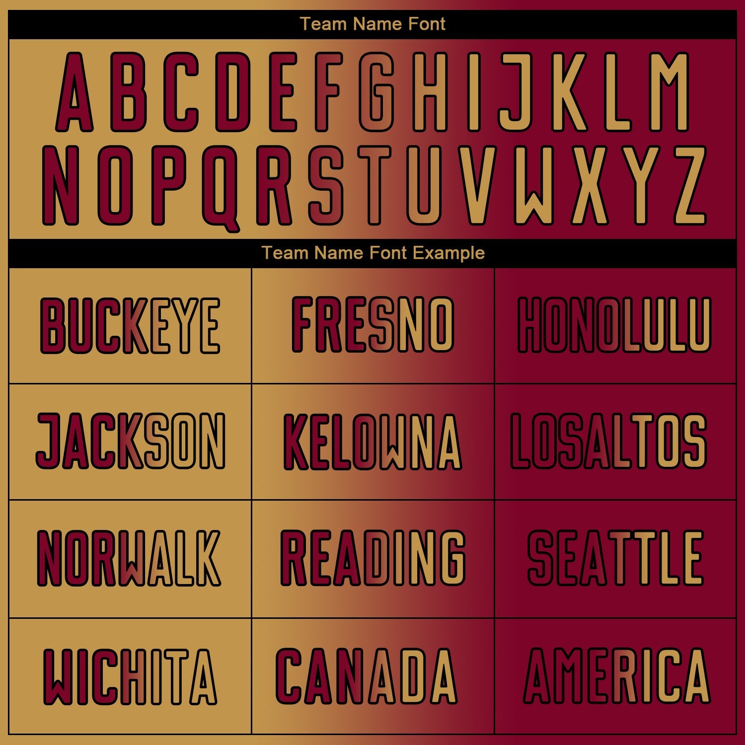 Custom Maroon Old Gold-Black Sublimation Gradient Fashion Soccer Uniform Jersey