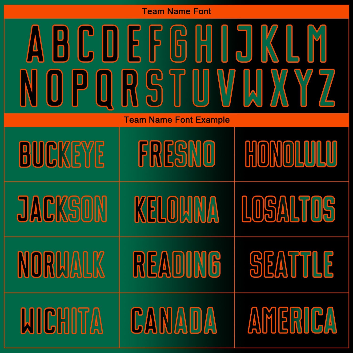 Custom Black Kelly Green-Orange Sublimation Gradient Fashion Soccer Uniform Jersey