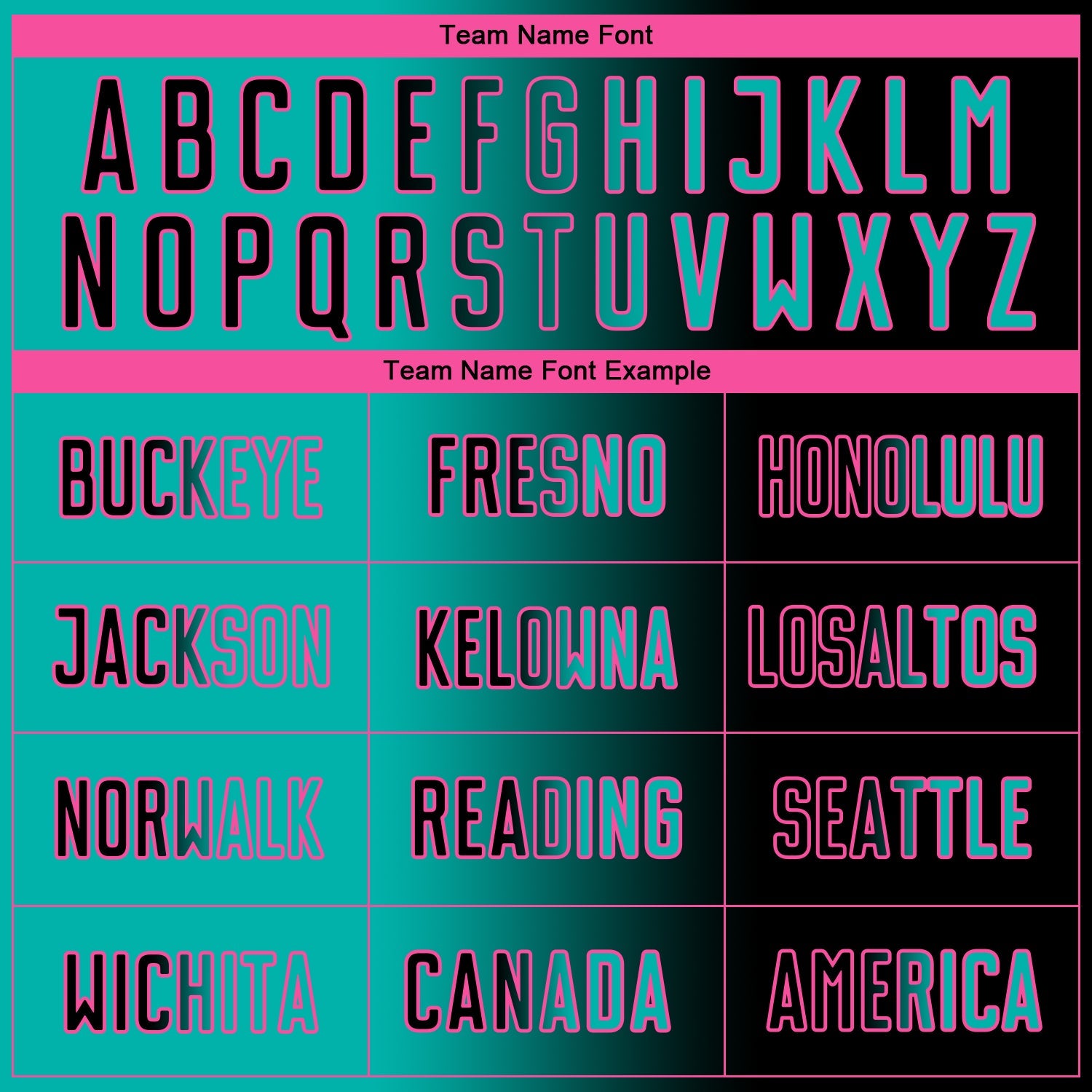 Custom Black Aqua-Pink Sublimation Gradient Fashion Soccer Uniform Jersey