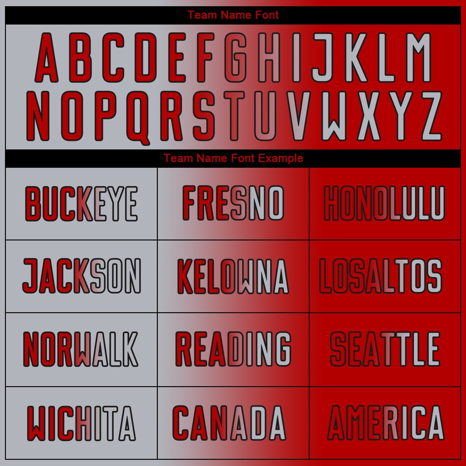 Custom Red Gray-Black Sublimation Gradient Fashion Soccer Uniform Jersey