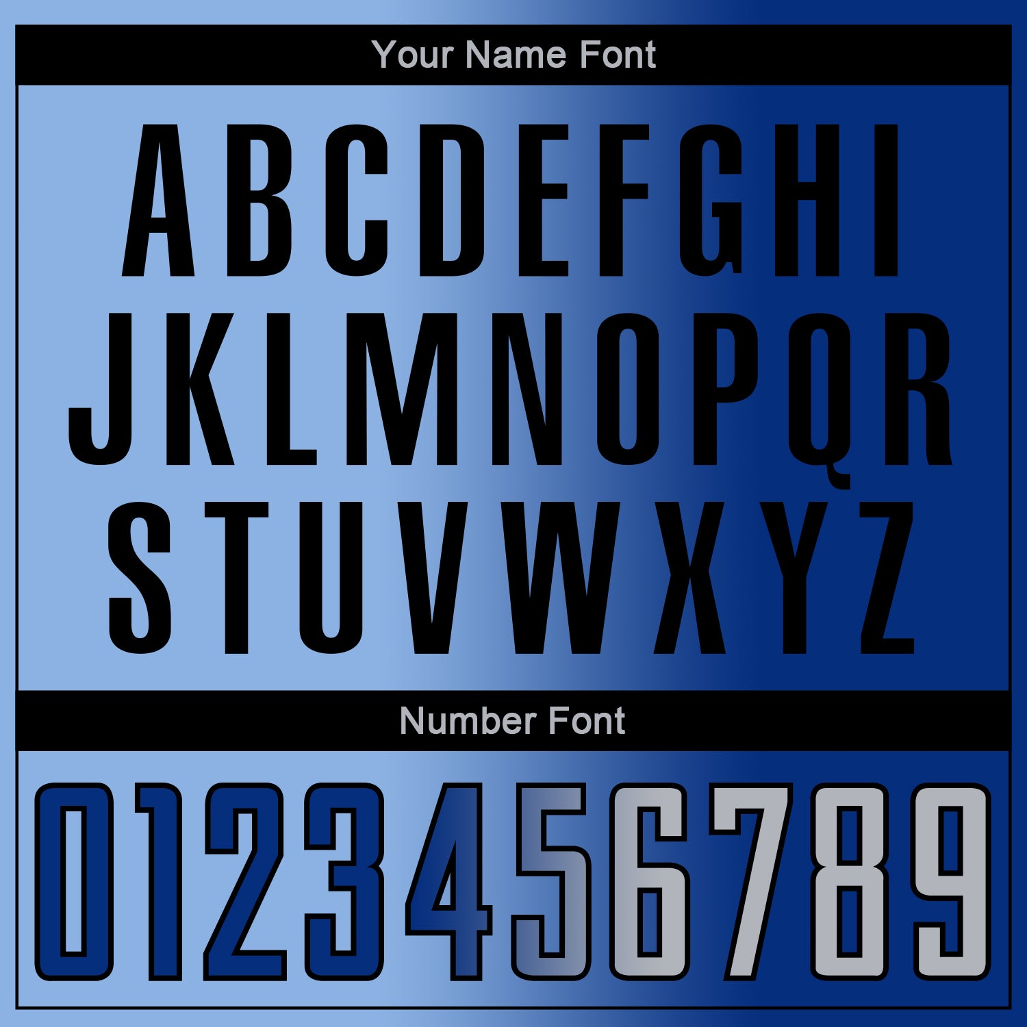 Custom Royal Gray-Black Sublimation Gradient Fashion Soccer Uniform Jersey