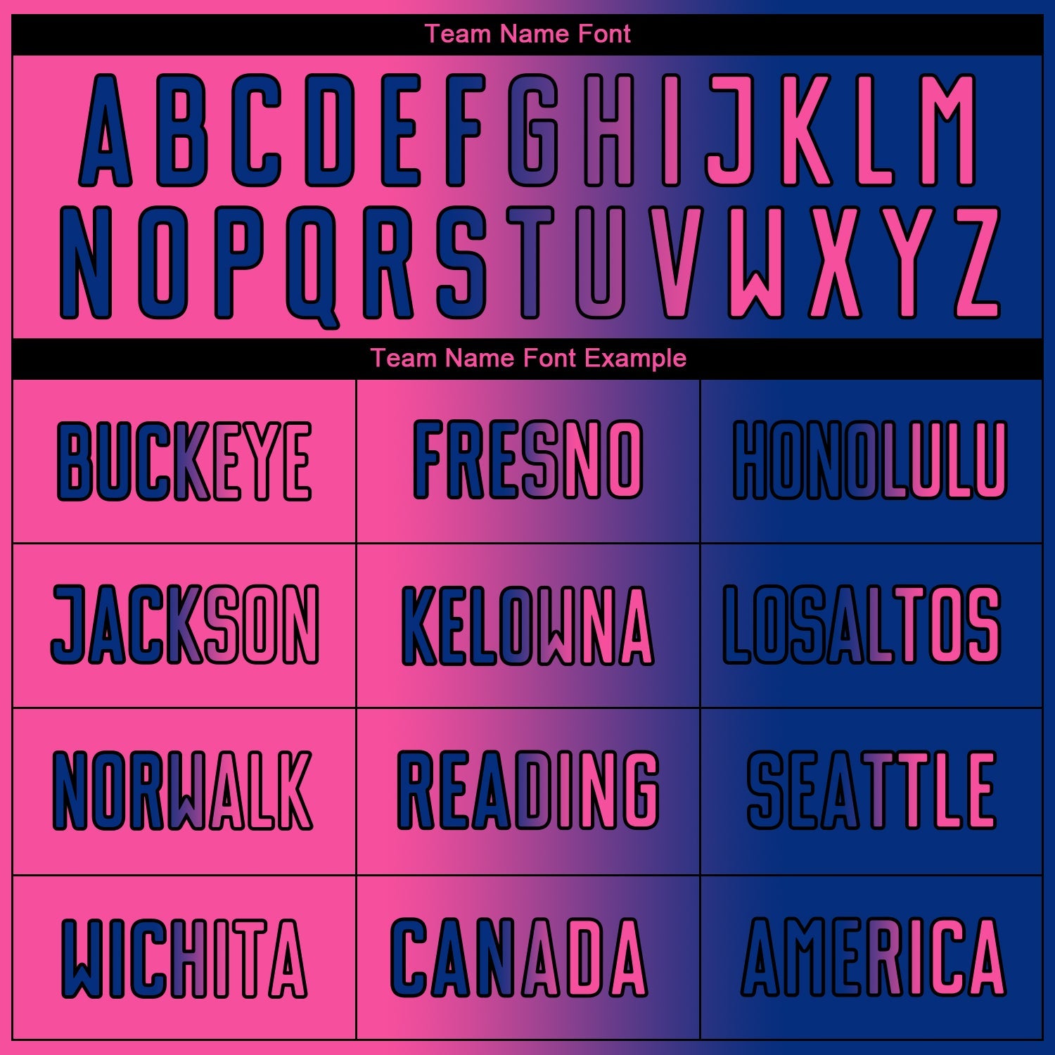 Custom Royal Pink-Black Sublimation Gradient Fashion Soccer Uniform Jersey