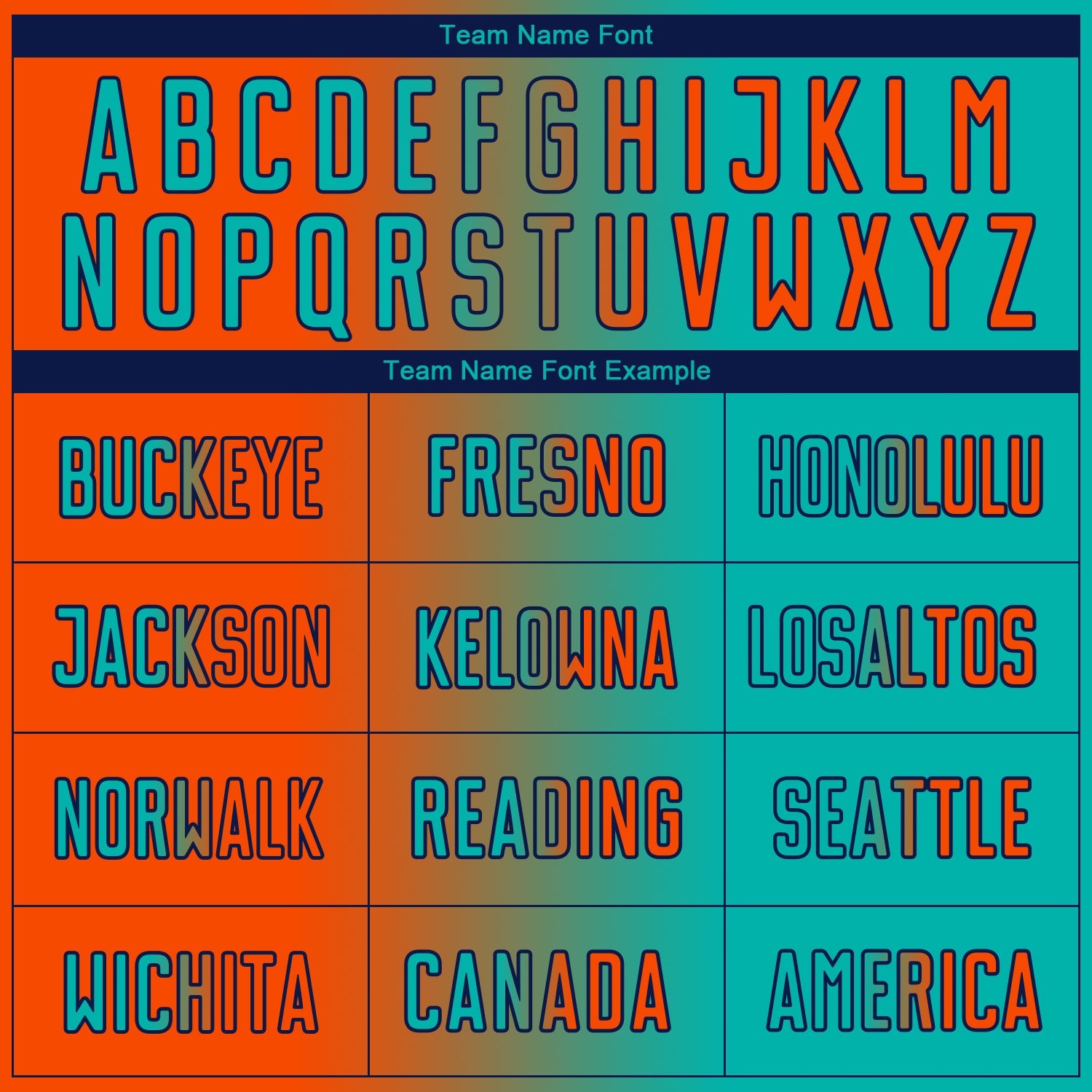 Custom Aqua Orange-Navy Sublimation Gradient Fashion Soccer Uniform Jersey