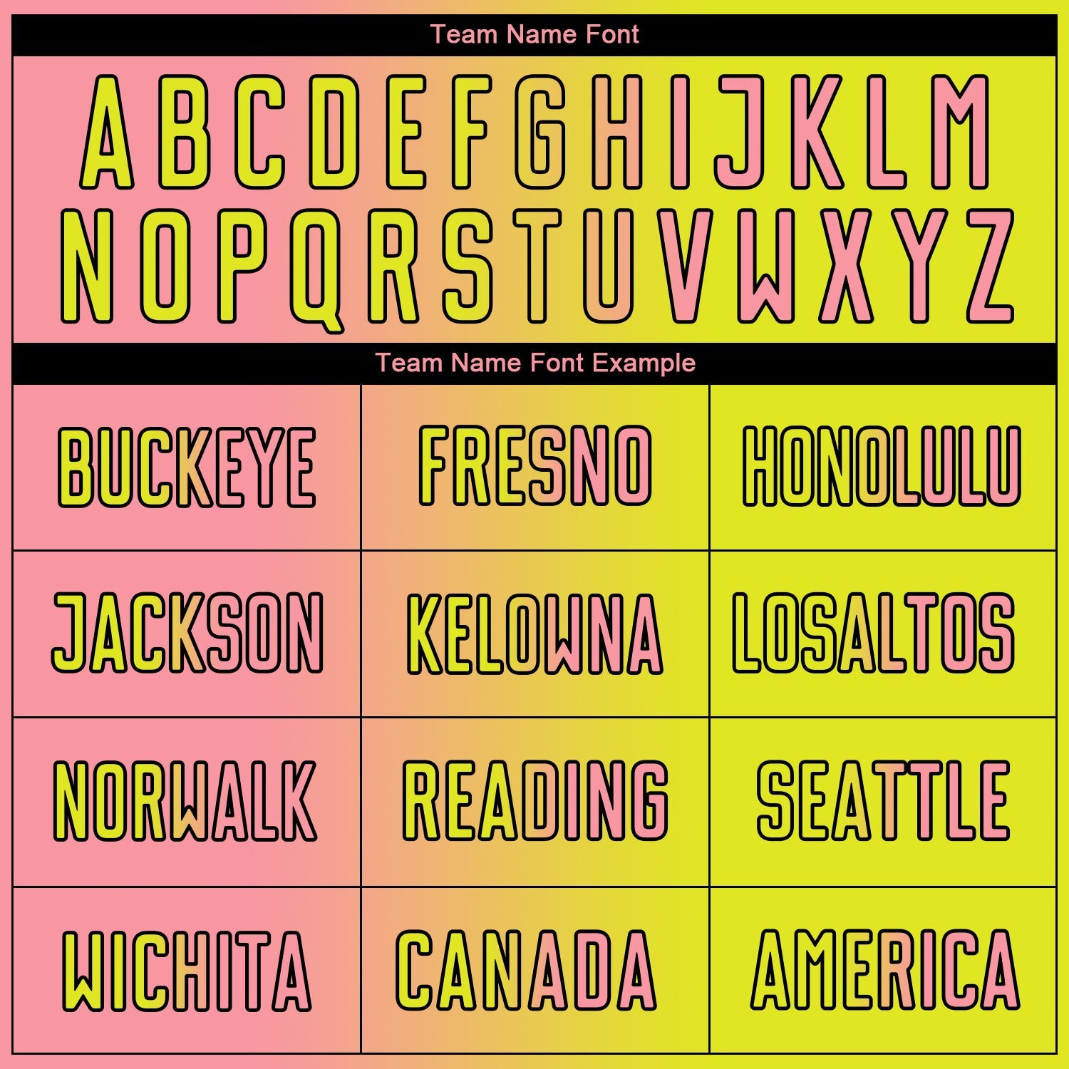 Custom Neon Yellow Medium Pink-Black Sublimation Gradient Fashion Soccer Uniform Jersey