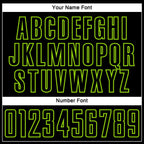 Custom Black Neon Green Splash Sublimation Soccer Uniform Jersey