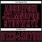 Custom Black Neon Pink Splash Sublimation Soccer Uniform Jersey