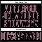 Custom Black Light Pink Splash Sublimation Soccer Uniform Jersey