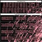 Custom Black Medium Pink Splash Sublimation Soccer Uniform Jersey