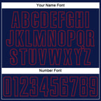Custom Navy Crimson Splash Sublimation Soccer Uniform Jersey