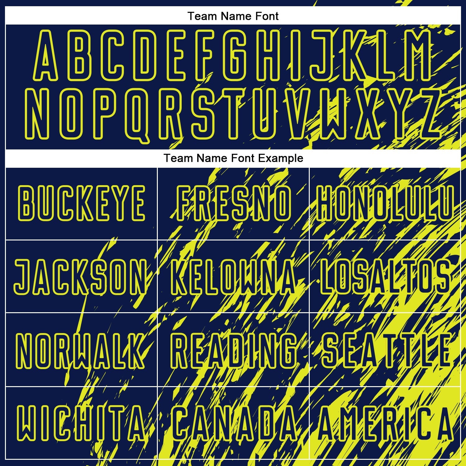 Custom Navy Neon Yellow Splash Sublimation Soccer Uniform Jersey