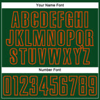 Custom Green Orange Splash Sublimation Soccer Uniform Jersey