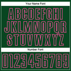 Custom Green Pink Splash Sublimation Soccer Uniform Jersey