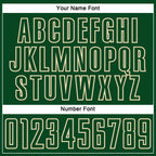 Custom Green Cream Splash Sublimation Soccer Uniform Jersey