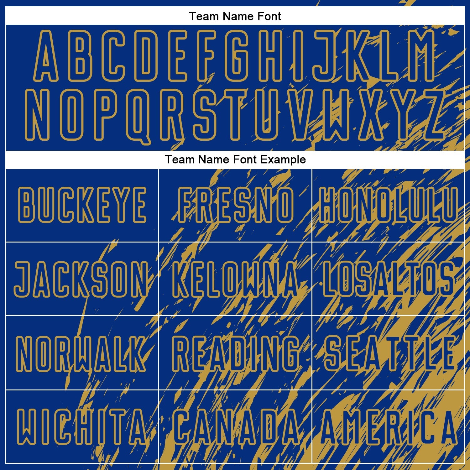 Custom Royal Old Gold Splash Sublimation Soccer Uniform Jersey