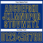 Custom Royal Yellow Splash Sublimation Soccer Uniform Jersey