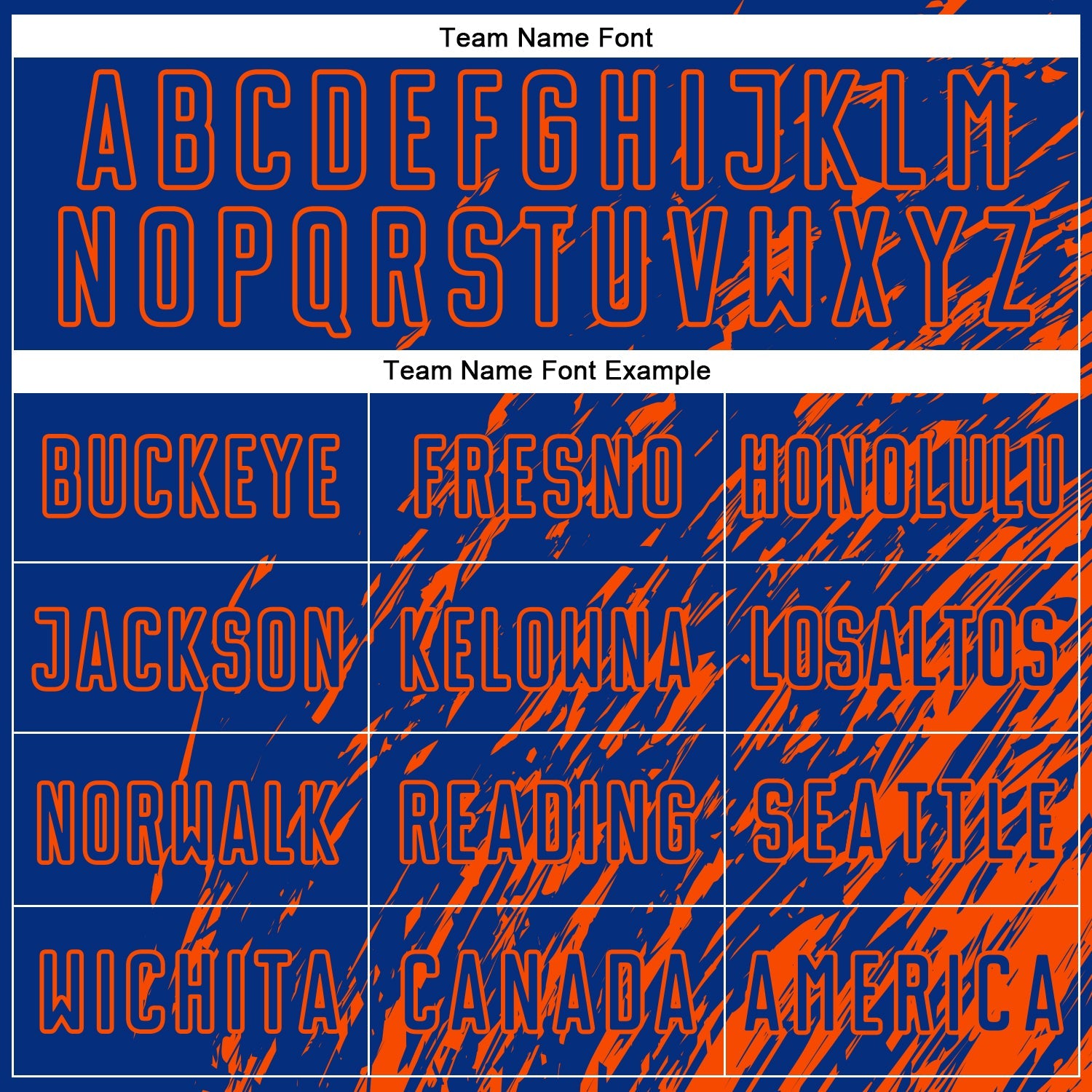 Custom Royal Orange Splash Sublimation Soccer Uniform Jersey