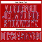 Custom Red Light Blue Splash Sublimation Soccer Uniform Jersey