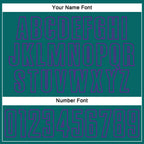 Custom Teal Purple Splash Sublimation Soccer Uniform Jersey