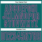 Custom Teal Pink Splash Sublimation Soccer Uniform Jersey