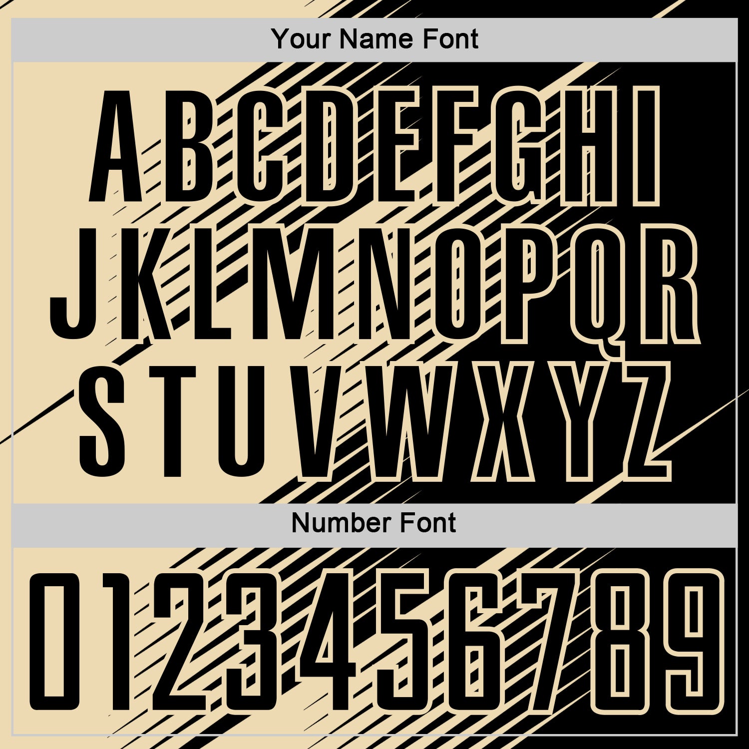 Custom Black Cream Line Sublimation Soccer Uniform Jersey