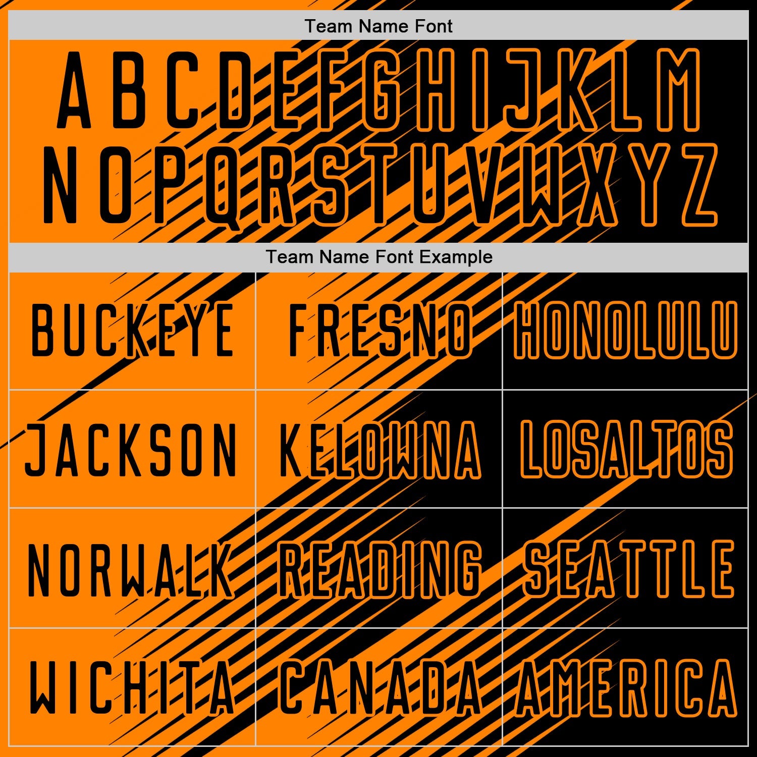 Custom Black Bay Orange Line Sublimation Soccer Uniform Jersey