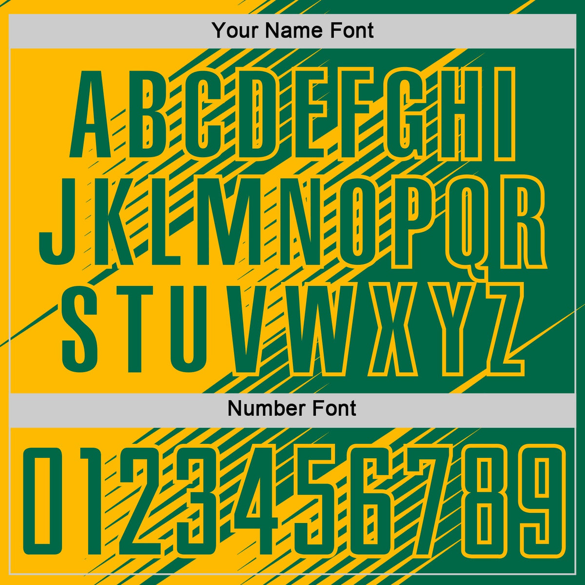 Custom Kelly Green Gold Line Sublimation Soccer Uniform Jersey