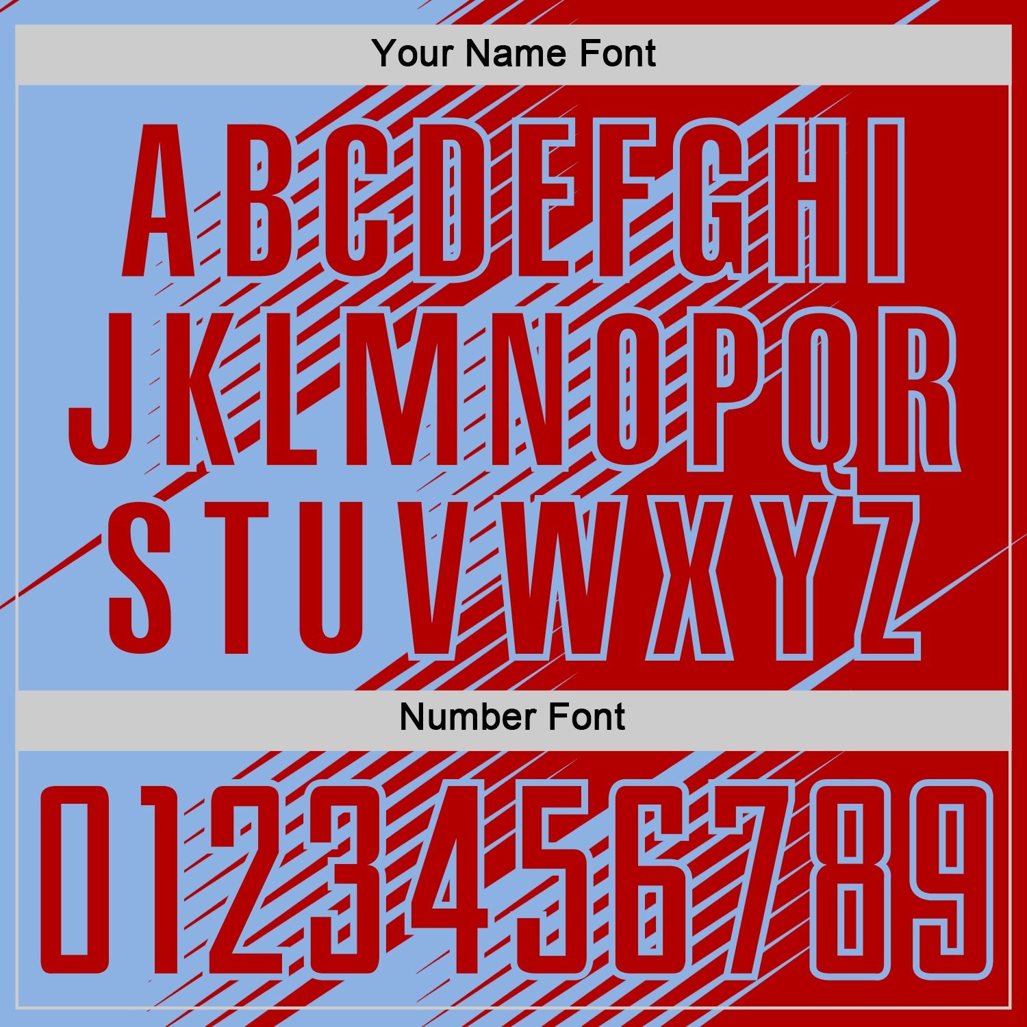 Custom Red Light Blue Line Sublimation Soccer Uniform Jersey