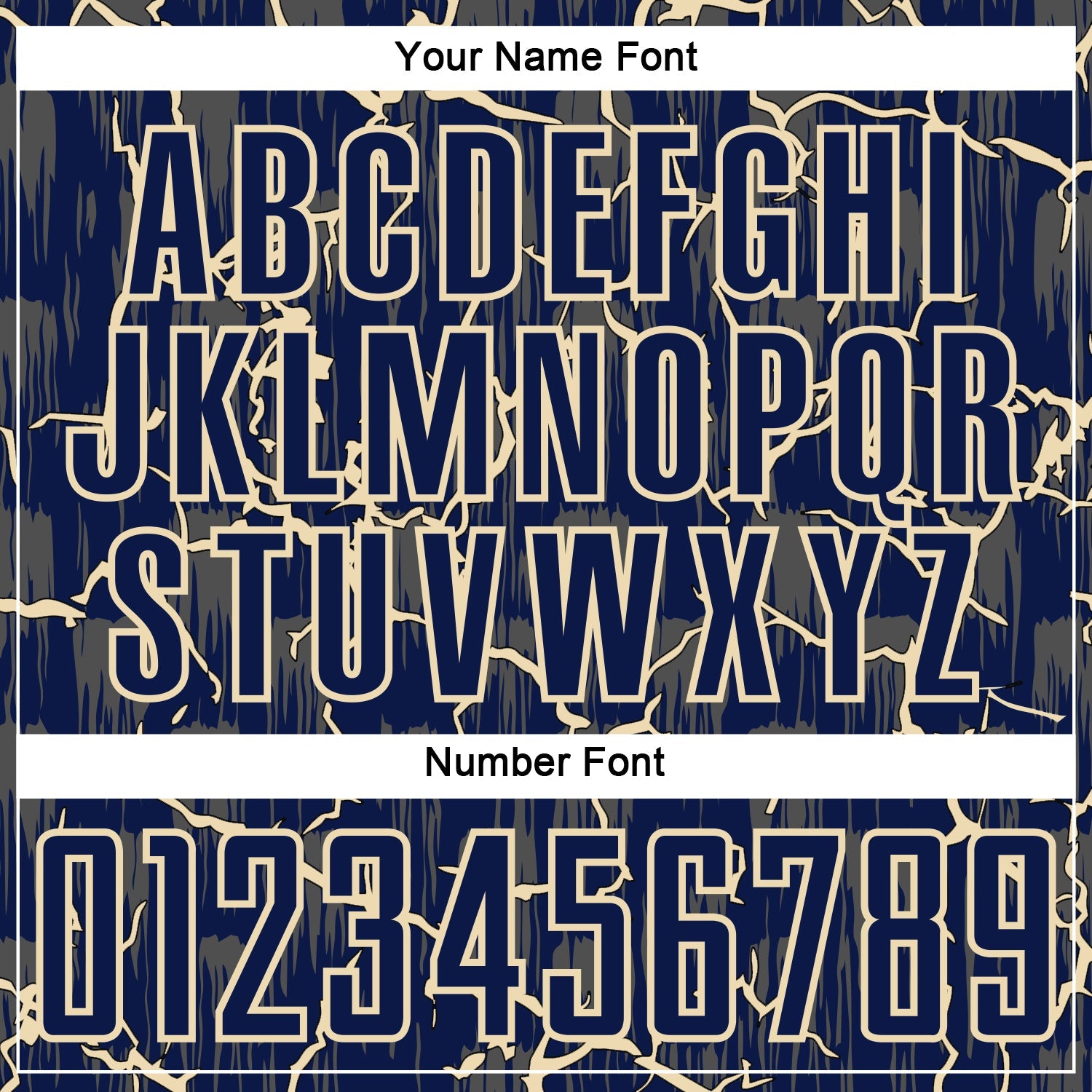 Custom Navy Cream Lightning Sublimation Soccer Uniform Jersey