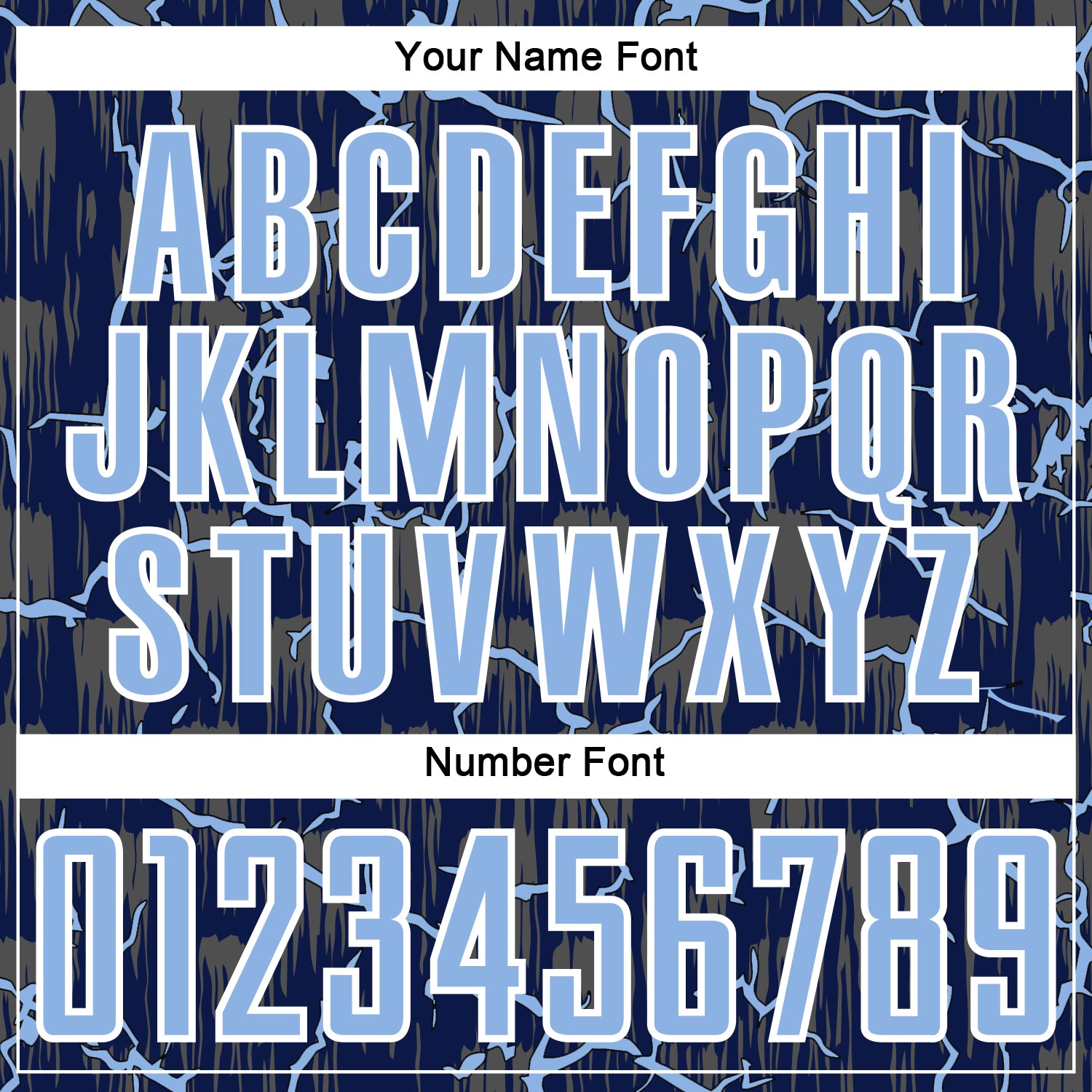 Custom Navy Light Blue-White Lightning Sublimation Soccer Uniform Jersey