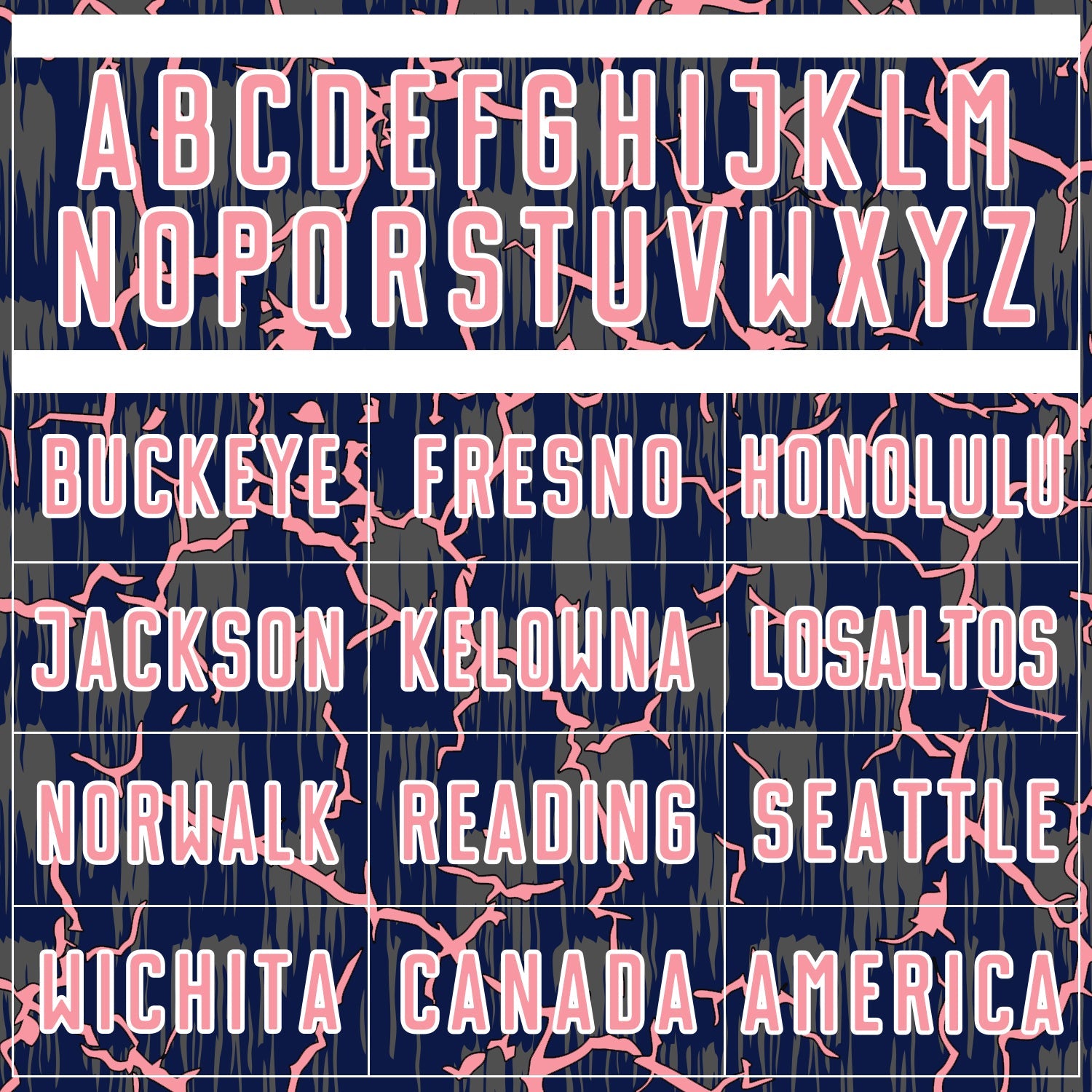 Custom Navy Medium Pink-White Lightning Sublimation Soccer Uniform Jersey