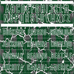 Custom Green White Lightning Sublimation Soccer Uniform Jersey