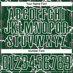 Custom Green White Lightning Sublimation Soccer Uniform Jersey