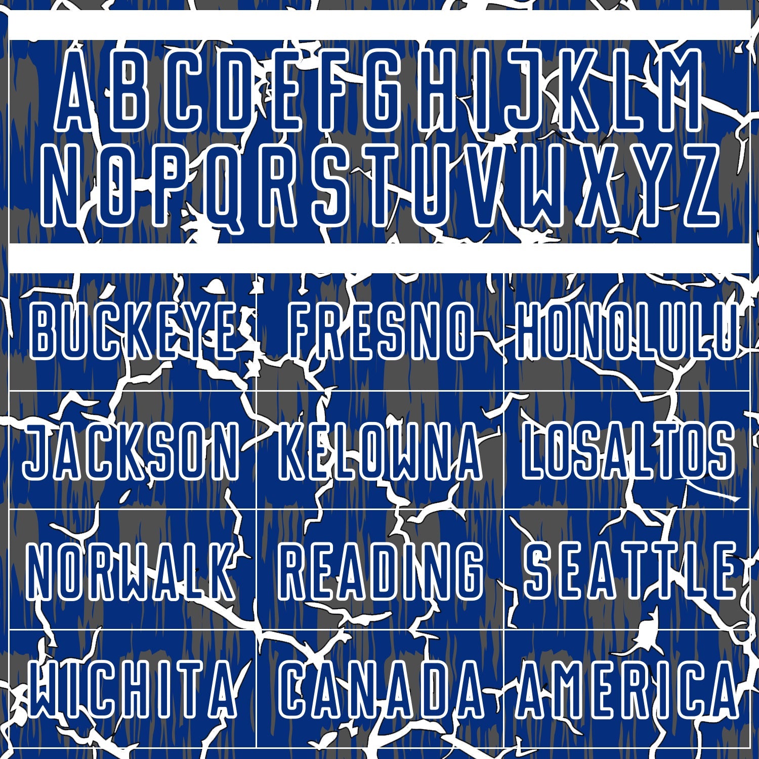 Custom Royal White Lightning Sublimation Soccer Uniform Jersey