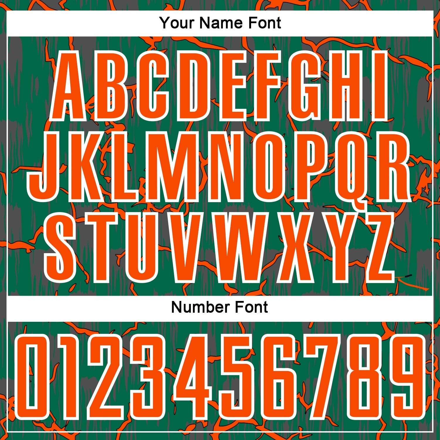 Custom Kelly Green Orange-White Lightning Sublimation Soccer Uniform Jersey