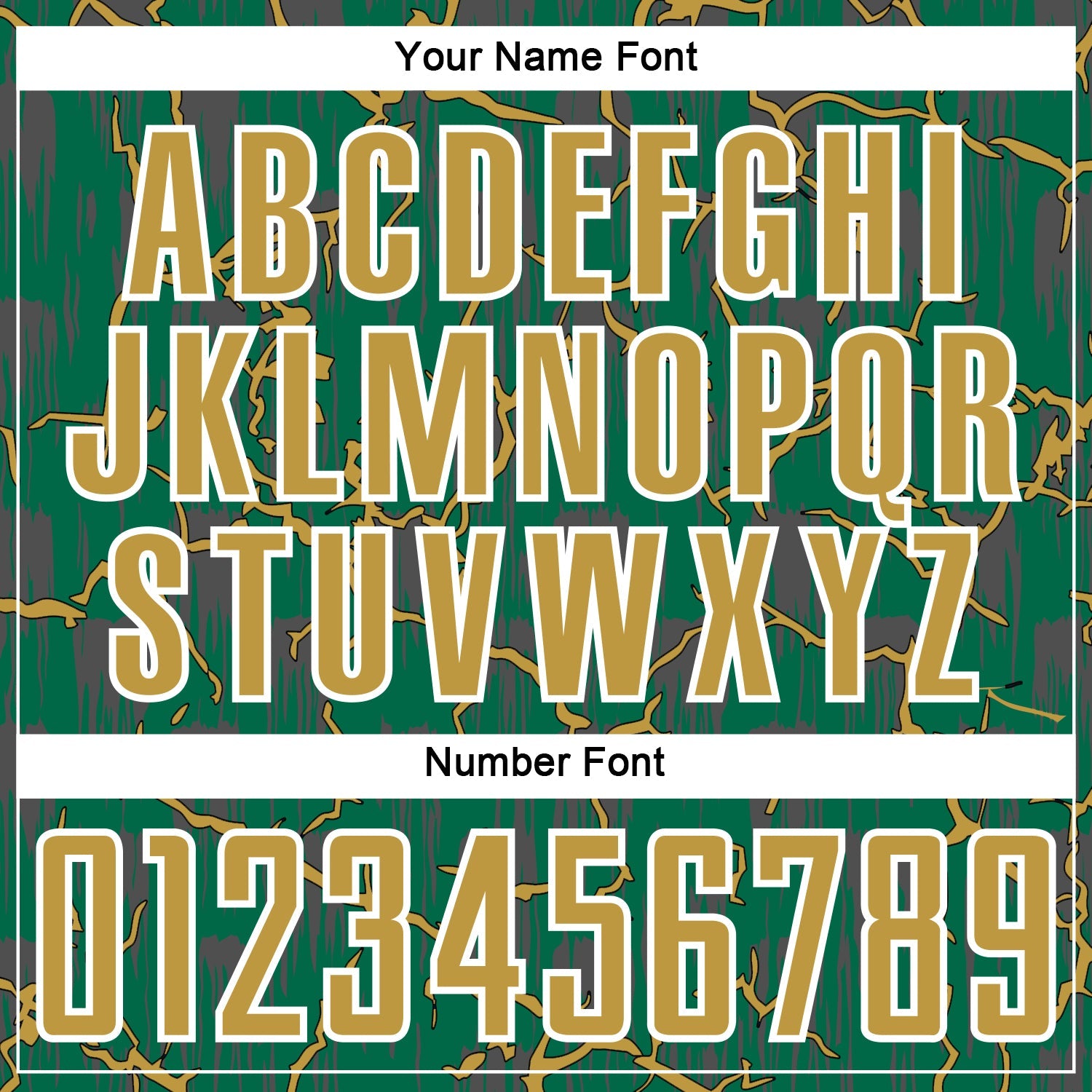 Custom Kelly Green Old Gold-White Lightning Sublimation Soccer Uniform Jersey