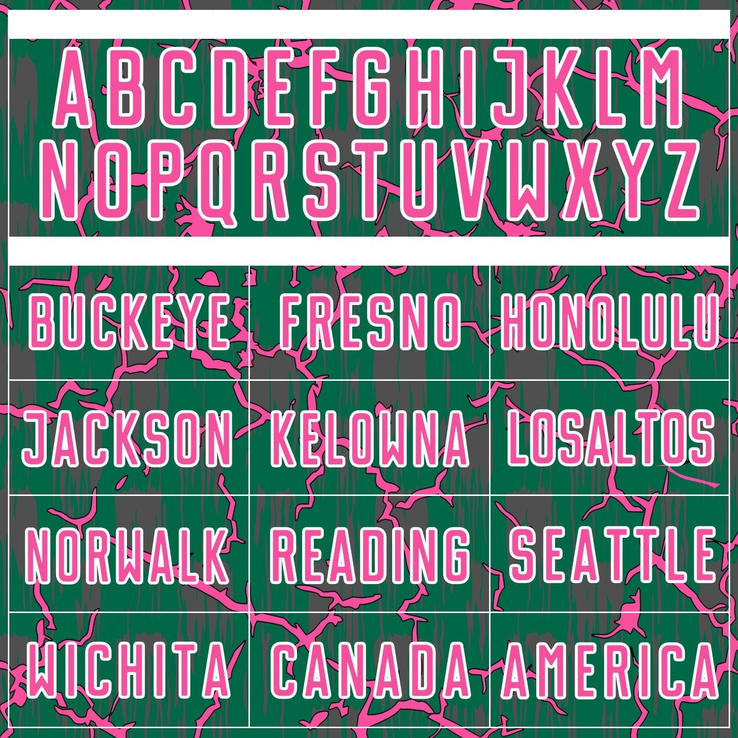 Custom Kelly Green Pink-White Lightning Sublimation Soccer Uniform Jersey