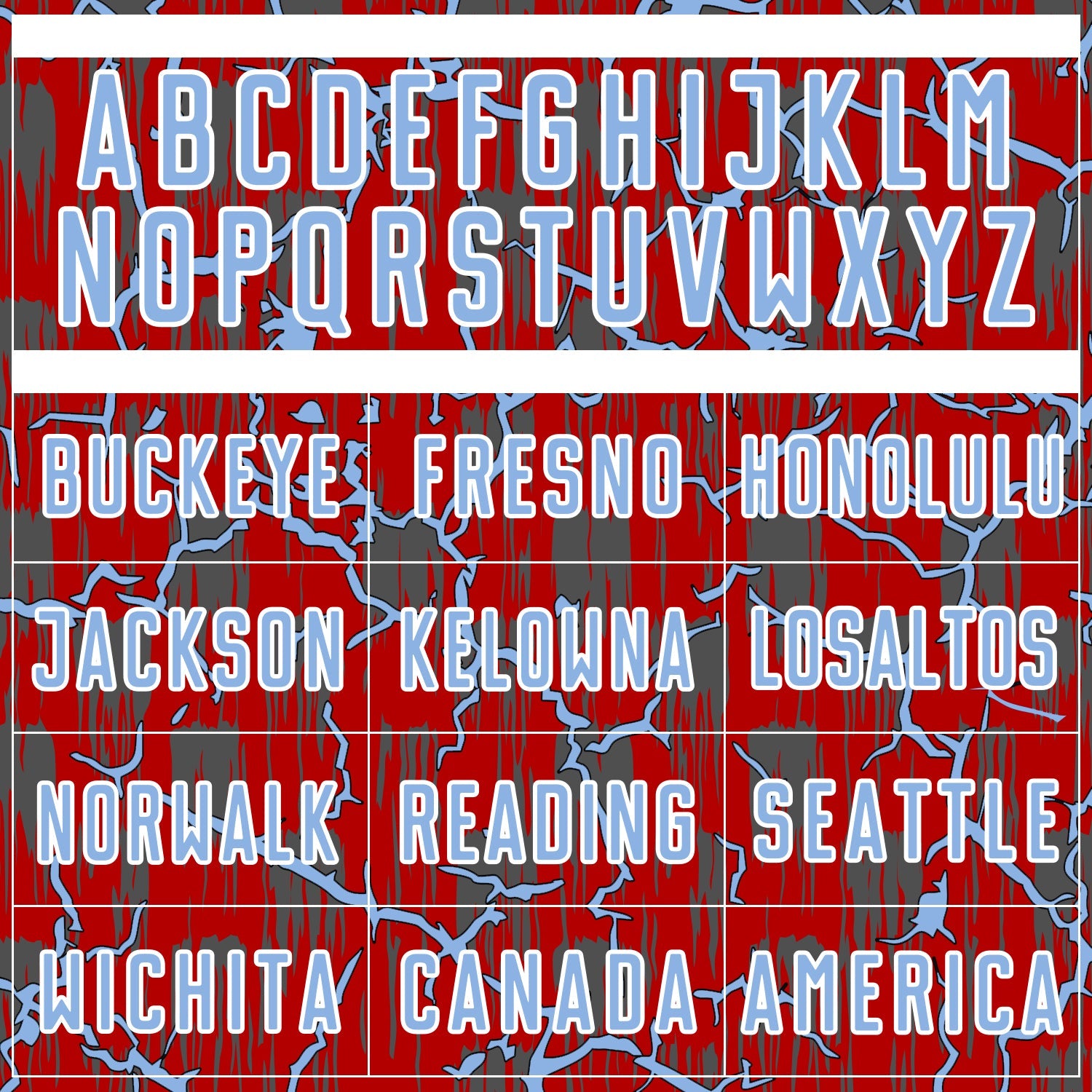 Custom Red Light Blue-White Lightning Sublimation Soccer Uniform Jersey