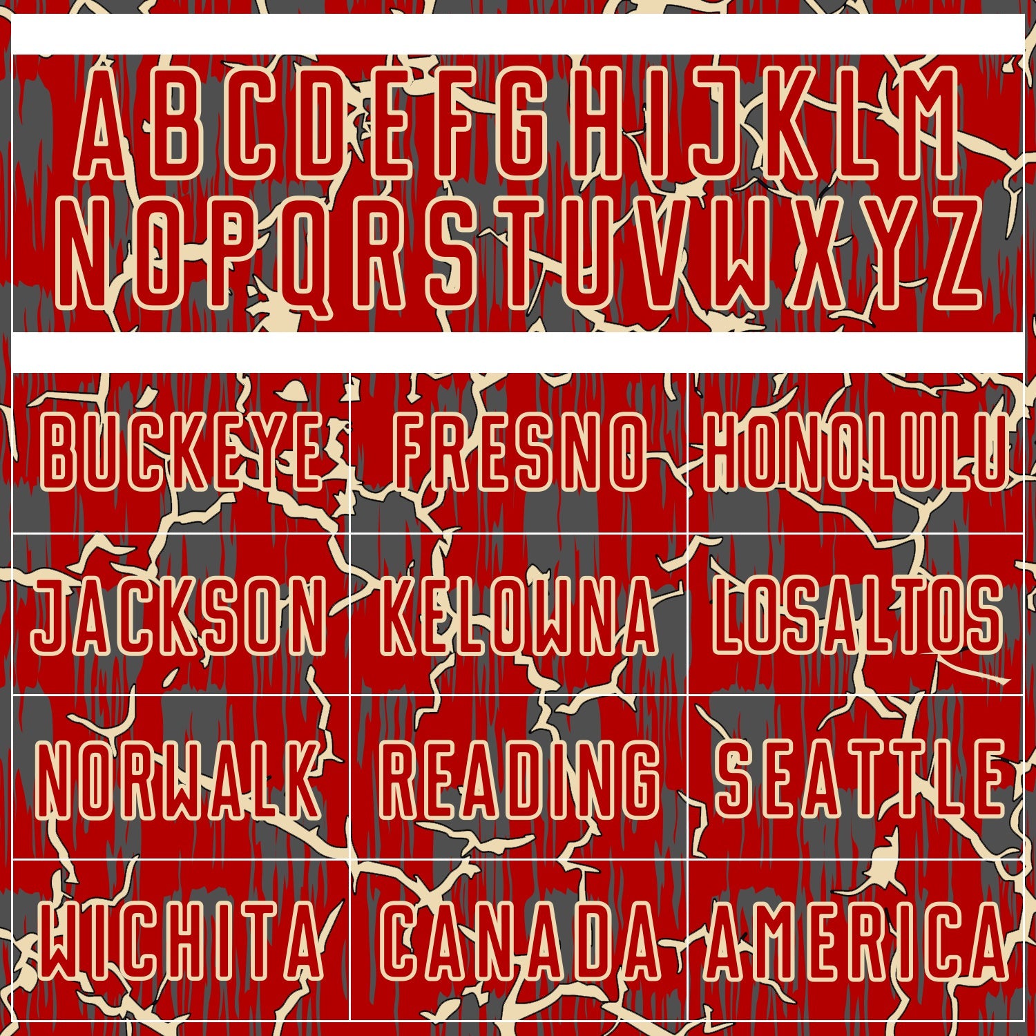 Custom Red Cream Lightning Sublimation Soccer Uniform Jersey