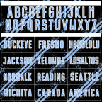 Custom Black Light Blue-White Abstract Fragment Art Splash Sublimation Soccer Uniform Jersey