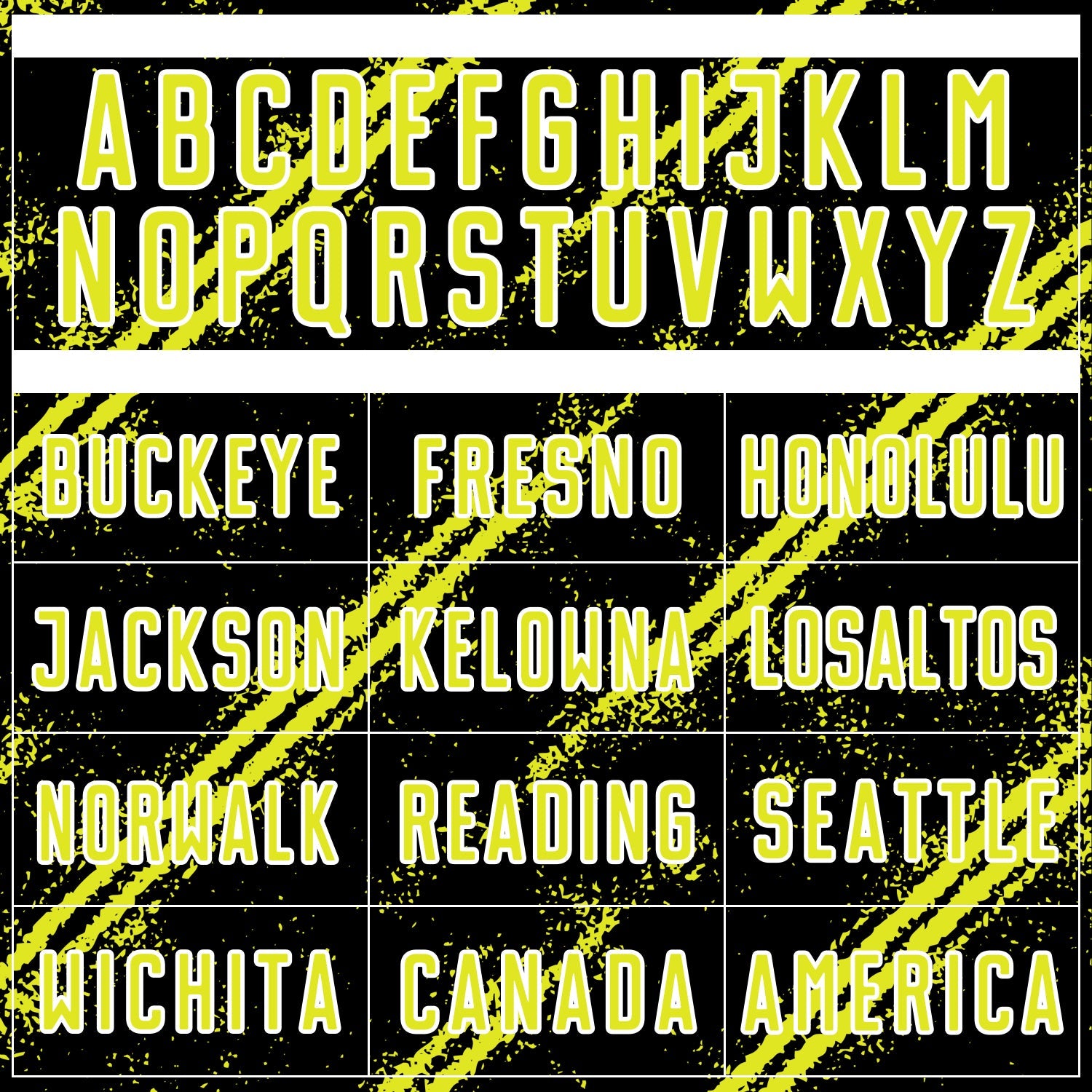 Custom Black Neon Yellow-White Abstract Fragment Art Splash Sublimation Soccer Uniform Jersey