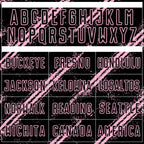 Custom Black Light Pink Abstract Fragment Art Splash Sublimation Soccer Uniform Jersey