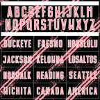 Custom Black Medium Pink-White Abstract Fragment Art Splash Sublimation Soccer Uniform Jersey