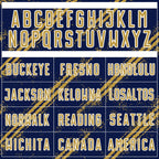 Custom Navy Old Gold-White Abstract Fragment Art Splash Sublimation Soccer Uniform Jersey