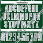 Custom Green Gray-White Abstract Fragment Art Splash Sublimation Soccer Uniform Jersey