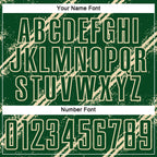 Custom Green Cream Abstract Fragment Art Splash Sublimation Soccer Uniform Jersey