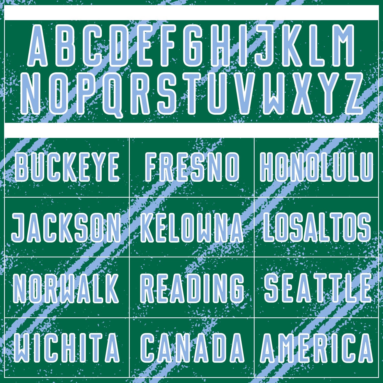 Custom Kelly Green Light Blue-White Abstract Fragment Art Splash Sublimation Soccer Uniform Jersey