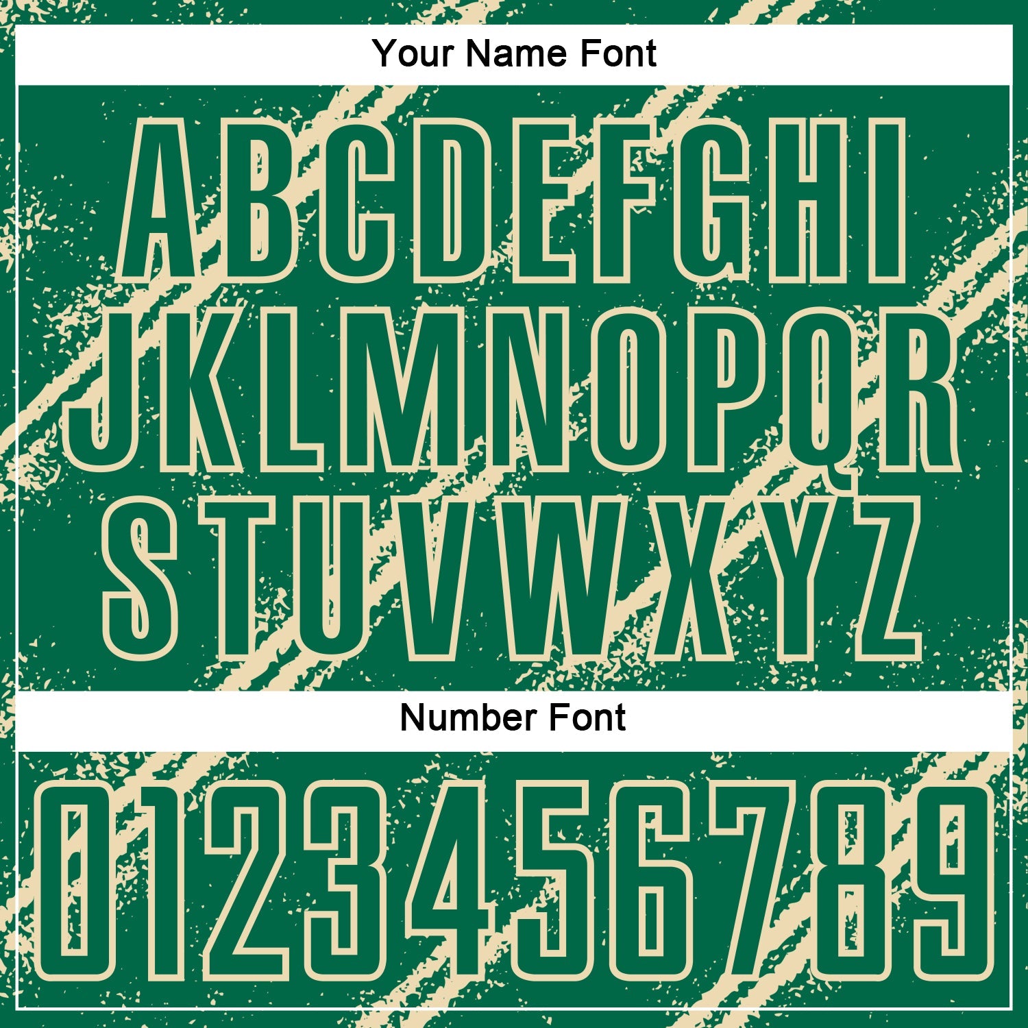 Custom Kelly Green Cream Abstract Fragment Art Splash Sublimation Soccer Uniform Jersey