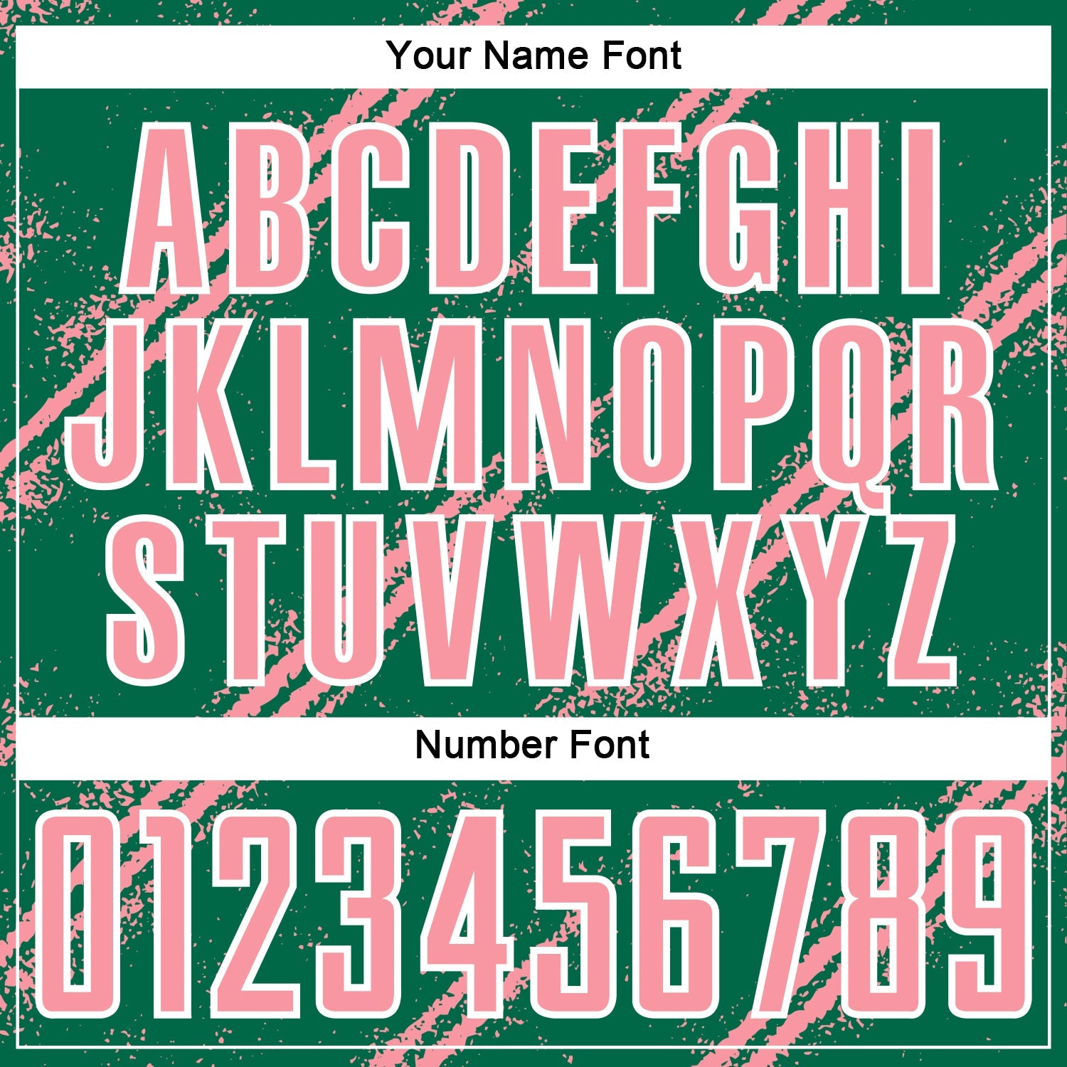 Custom Kelly Green Medium Pink-White Abstract Fragment Art Splash Sublimation Soccer Uniform Jersey